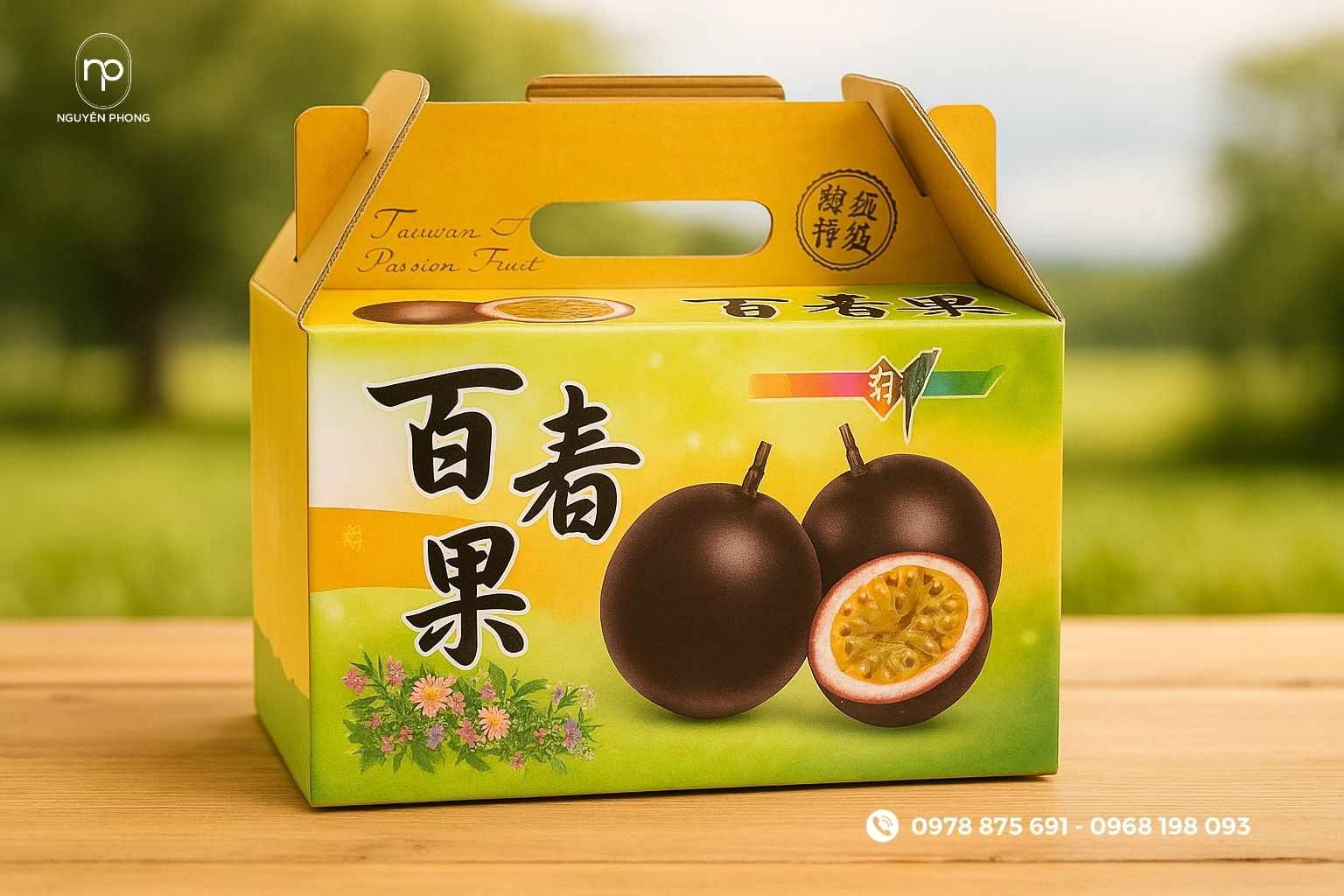 Thùng carton đựng chanh dây xuất khẩu